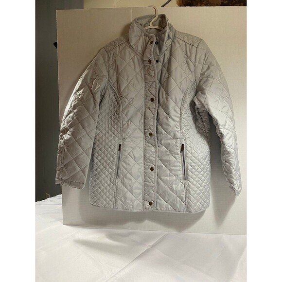 Appleseed’s Berkshire Quilted Jacket Women’s PM Gray Lightweight NWOT Size PM - Picture 9 of 12